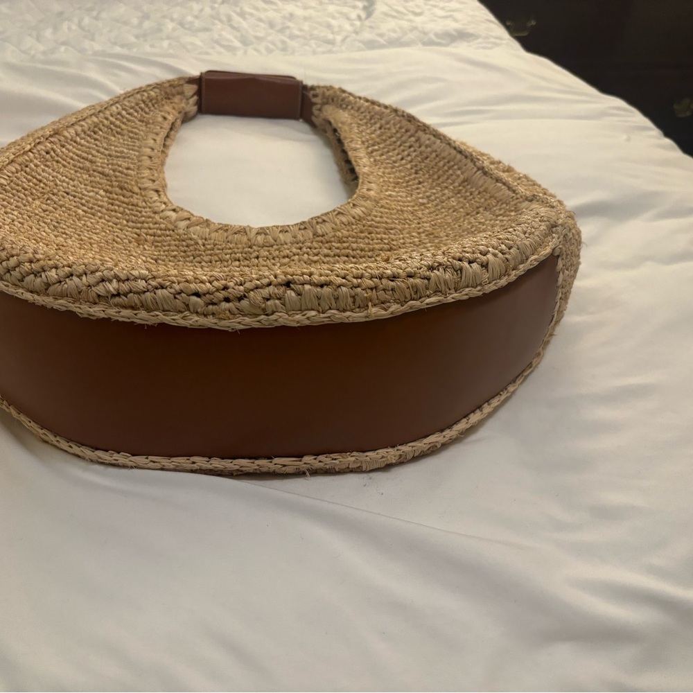 STAUD Tan Woven Hobo Bag - Picture 2 of 10
